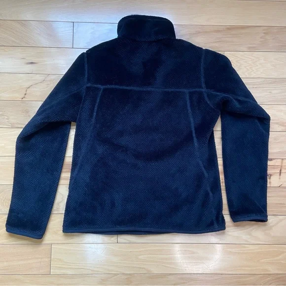 Patagonia Re-Tool Snap-T High Pile Fleece Womens Sz S Black PolarTec - Picture 8 of 8
